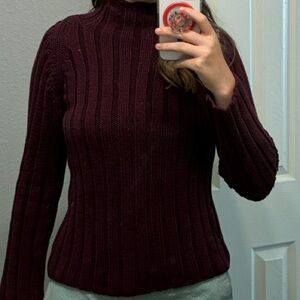 Women's Burgundy Sweater